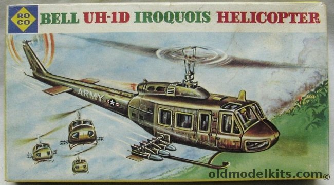 Roco 1/87 Bell UH-1D Iroquois Huey Gunship HO Scale - US Army of Luftwaffe, Z248-98 plastic model kit